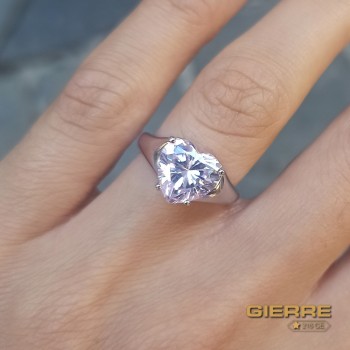 Rodio zircone rosa